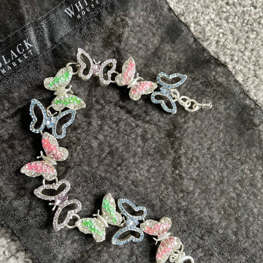 Butterfly multi color bracelet - Picture 8 of 9